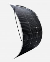 enjoy solar ® ETFE Marine Semiflexibles Solarmodul 166*166mm 9 Busbars PERC Zellen, 110W /12V