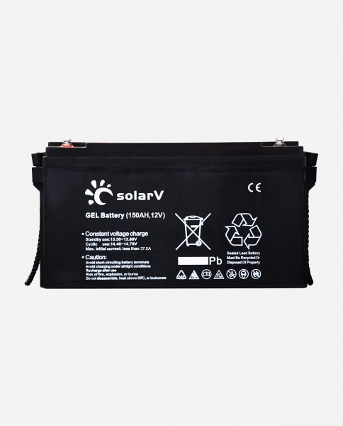 SolarV®GEL Batterie 150Ah 12V