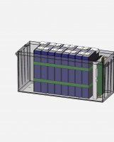 SolarV® Lithium Batterie LiFePO4 BMS integriert 25,6V 100Ah