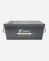 SolarV® Lithium Batterie LiFePO4 BMS integriert 25,6V...