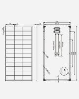 enjoy solar® Monocrystalline Solar Panel with TOPCon Technology, 200W 12V