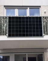 enjoy solarr® aluminum PV-mounting for balcony power plant (vertical)