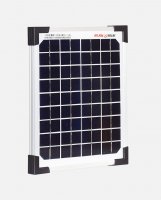 enjoysolar® Monokristallines Solarmodul  5W 12V + 2-adriges Solarkabel 1m*1mm²