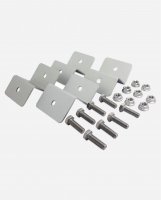 enjoysolar® 4 pieces aluminum solar modules Z-Bracket mounting kits