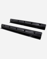 enjoysolar&reg; ABS Solarmodul Haltespoiler Halterung 550mm 680mm, Wei&szlig;/Schwarz