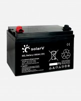 solarV® GEL Batterie 100Ah 12V - (0% Mwst)