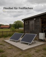 enjoy solar® Master Alu Halterung  mit verstellbarem Neigungswinkel inkl.aller Schrauben und Muttern - (0% Mwst)