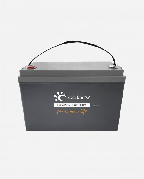 SolarV® Lithium Battery LiFePO4 BMS integrated 12.8V 150Ah - (0% Mwst)