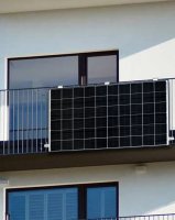 enjoy solarr® aluminum PV-mounting for balcony power plant (vertical) - (0% Mwst)