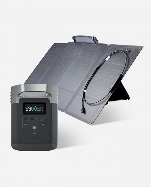 EcoFlow Delta + Solarpanel 160W Bundle - (0% Mwst)