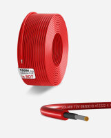 enjoy solar&reg;100Meter Ring Solarkabel PLUS 4mm&sup2; in rot