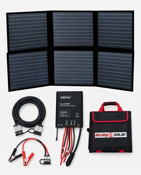 enjoysolar® foldable Solar case monocrystalline panel 120W - (0% Mwst)
