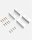 enjoysolar&reg; 4 pieces aluminum solar modules Z-Bracket mounting kits