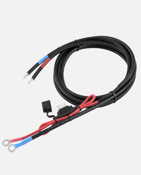 enjoysolar® battery cable 1.5m 6mm², 25A fuse - (0% MwSt)