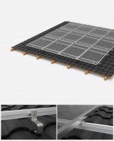 Powerway® PV-Montagesystem Set – Dachhalterung für 6 Solarmodule