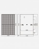 Hoymiles® Mikrowechselrichter HM-800 mit DTU Wlite und Luxen® Solarmodul 410W*2 mit Senkrechte Balkon PV Halterung*2