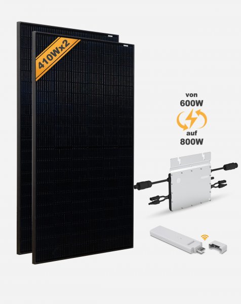 Deye® Mikrowechselrichter und Luxen® Solarmodul 410W*2
