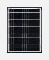 enjoysolar® Monokrystalline Solar panel 60W 12V (Black Frame)