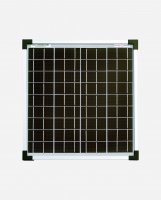 enjoysolar® Monokristallines Solarmodul 20W 12V + 2-adriges Solarkabel 1m*1mm²