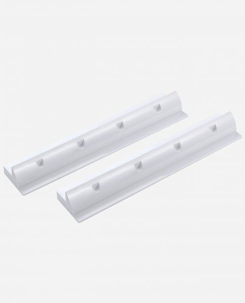 enjoysolar® ABS Solar panel side mounting brackets 550mm, white