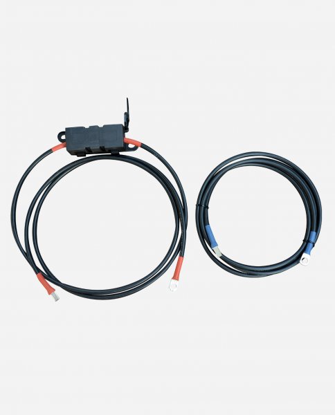 enjoy solar&reg; 16mm&sup2; 2m Battery Cable with High-Current Fuse Holder, Charge Controller to Battery (40A - 60A)