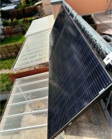 Balcony PV Anlage 800W_APsystems® EZ1-M 800 + Luxen® 370W Solarpanel + 5m Cable Exceedconn® to Schuko Socket  - (0% Mwst)