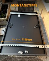 Balkonkraftwerk 800W_Deye® SUN80G3-EU-Q0 + Luxen® 410W Solarmodul + 5m Betteri® auf Schuko Netzanschlusskabel + Alu Befestigung verstellbar - (0% Mwst)