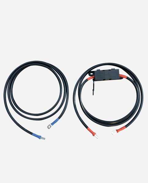 enjoy solar® 25mm² 2m Batteriekabel mit Hochlastsicherungshalter, Laderegler zur Batterie (ab 80A) - (0% Mwst)