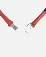 enjoysolar® battery cable 1m/2m 35mm² for high-current charge controllers, Charge Controller to Battery (100A)