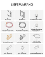 EPEVER&reg; Lithium Batterie LiFePO4 Batterien 51,2 V 106 Ah &ndash; BMS integriert, A-Klasse LiFePO4 Halbfestk&ouml;rper-Lithiumbatterie, Wand-Montage (LED)