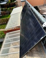 Balkonkraftwerk 800W_APsystems® EZ1-M 800 + SKYWORTH® 450W Solarmodul + 5m  Betteri® auf Schuko Netzanschlusskabel + Alu Befestigung verstellbar