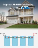 EPEVER® Lithium Batterie LiFePO4 Batterien 12,8V 50Ah – integrierte BMS, Selbstheizung unter 0°C, A-Klasse LiFePO4-Zellen - (0% Mwst)