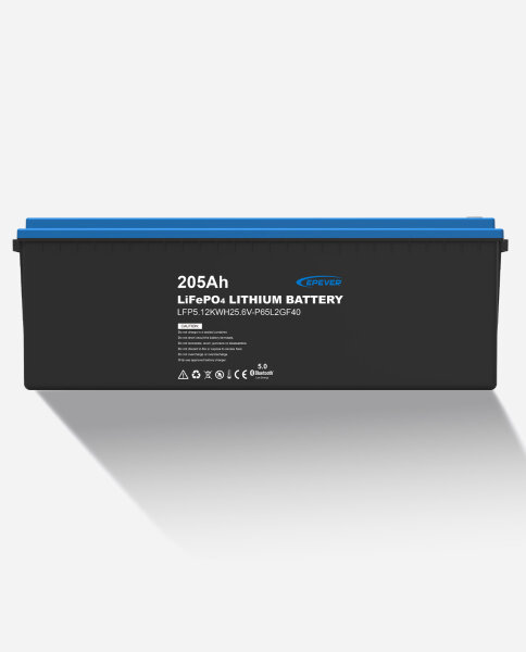 EPEVER&reg; Lithium Batterie LiFePO4 Batterien 25,6V 205Ah - BMS integriert, Selbstheizung unter 0&deg;C, A-Klasse LiFePO4-Zellen - (0% Mwst)