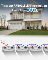 EPEVER&reg; Lithium Batterie LiFePO4 Batterien 51,2V 205Ah - BMS integriert, A-Klasse LiFePO4-Zellen, Batteriegestell-Montage  - (0% Mwst)