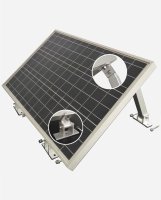 Balcony PV Anlage 800W_APsystems® EZ1-M 800 + SKYWORTH® 450W Solarpanel + 5m Cable  Betteri® to Schuko Socket + Alu Master PV Brackets