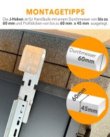 BKW Set _APsystems  EZ1-M 800W + Skyworth 450W*2  + verstellbare Balkon PV Halterung*2 - (0% MwSt)