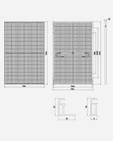 BKW Set _APsystems  EZ1-M 800W + Skyworth 450W*2  + verstellbare Balkon PV Halterung*2 - (0% MwSt)