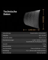 Balkonkraftwerk 800W_RC® MI2S-800D +  200W*4 Flexible Solarmodul + 5m AC Netzanschlusskabel + 1.2M/2M*2 DC Verlängerungskabel MC4 + Edelstahlbander