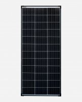 enjoysolar® Monokristallines Solarmodul 110W 12V (Schwarze Rahmen)