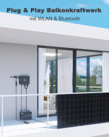 APsystems&reg; Balkonkraftwerke: Hybrid-Mikrowechselrichter EZHI mit Solarstromspeicher 2760Wh