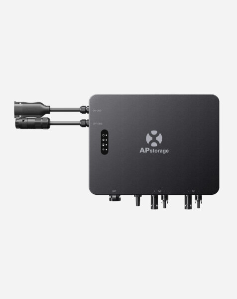 Produktbild von ACROSSPART WVC-600 Mikrowechselrichter Für Balkonkraftwerk – 600 W, IP65 Wasserdicht, MPPT, Rückwärtsfähig, Ohne Kommunikation