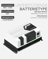 EPEVER&reg; IT-NC G3 MPPT-Laderegler &ndash; 50A,60A,75A, 80A,100A 12/24/48VDC