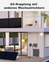 APsystems&reg; Balcony Power Station: EZHI hybrid microinverter with EPEVER&reg; LiFePO4 solar power storage system 2713Wh (Semi-Solid State Lithium Battery)
