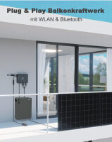APsystems&reg; Balkonkraftwerk: Hybrid-Mikrowechselrichter EZHI mit EPEVER&reg; LiFePO4 Solarstromspeicher 2713Wh (Halbfestk&ouml;rper-Lithiumbatterie) -  (0% MwSt.)