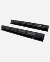 enjoy solar® ABS Solar panel side mounting brackets 680mm black (including nuts and bolts)