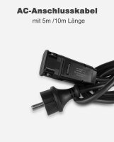 Sunshare&reg; Ray Lite 800W Balkonkraftwerk &ndash; Komplettset mit Mikrowechselrichter, 4*200W Solarmodulen, 5m/10m AC-Netzkabel & 4*Halterung f&uuml;r Balkongel&auml;nde (silber)