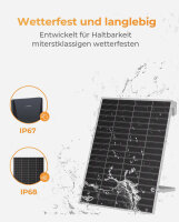 Sunshare&reg; Ray Lite 800W Balkonkraftwerk &ndash; Komplettset mit Mikrowechselrichter, 4*200W Solarmodulen, 5m/10m AC-Netzkabel & 4*Halterung f&uuml;r Balkongel&auml;nde (silber) -（0% MwSt.)