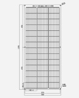 enjoy solar &reg; ETFE Marine Semi-Flexible Solar Panel 182*182mm 10 Busbars PERC Cells, 150W /12V