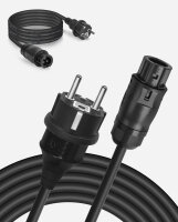 enjoy solar&reg; 3m; 3*1,5mm&sup2; Mikrowechselrichter Netz Anschlusskabel Betteri&reg; BC01 auf Schuko