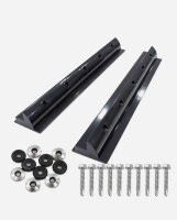 enjoy solar&reg; ABS Solarmodul Haltespoiler Halterung 550mm, 680mm Wei&szlig;/Schwarz - (0% MwSt)